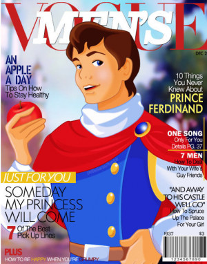 See a Series of Fake Magazine Covers Featuring Disney Princes