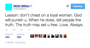 Nicki Minaj Responds to Safaree’s “Love The Most” Song