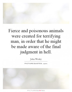... Aware Of The Final Judgment In Hell Quote | Picture Quotes & Sayings