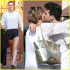 ... Robertson & Mark Ballas Dance It Up Before Universal Horror Nights Fun