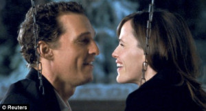 ... Matthew McConaughey and Jennifer Garner in Ghosts Of Girlfriends Past
