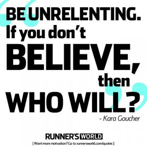 Motivational quotes for runners, via Runner's World
