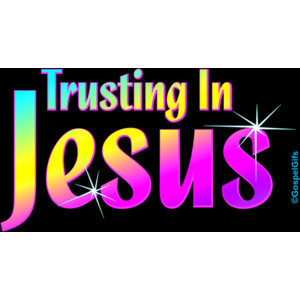Free Christian Clip Art Image: Trusting in Jesus - Bright Colors on ...