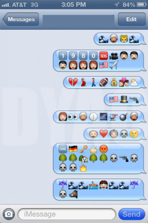 funny emoji texts