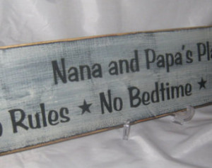 Family Rules Wood Sign Ready