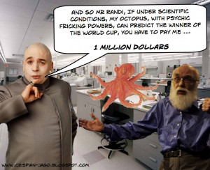 James Randi & Dr. Evil, A comedic picture of Dr. Evil and James Randi ...