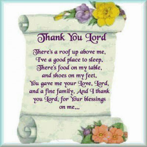 Thank You Lord...