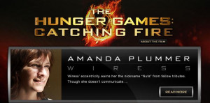 AMANDA PLUMMER CAST AS WIRESS IN LIONSGATE’S THE HUNGER GAMES ...
