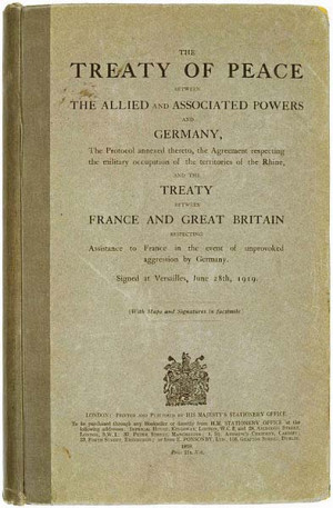 World War One Treaty of Versailles