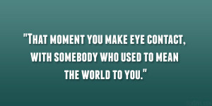 Eye Contact Quotes
