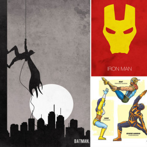 Superhero Poster and Prints