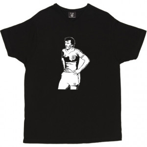 Trevor Brooking V-Neck Black Men's T-Shirt. One of Upton Park's ...