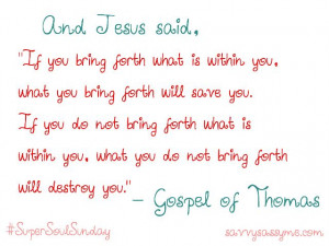 SuperSoulSunday - Gospel of Thomas