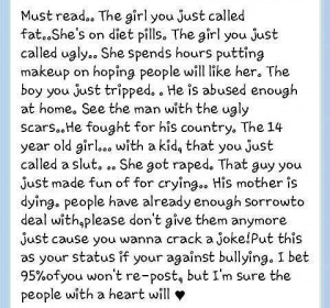 People have their own issues!!!