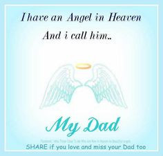 Dear Dad In Heaven