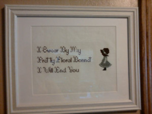 Firefly quote cross stitch. One of my favorite Mal Reynolds quotes ...