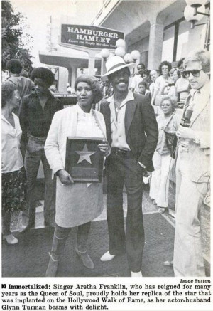 ... of Fame in 1979. To the right was her husband, Actor, Glynn Turman