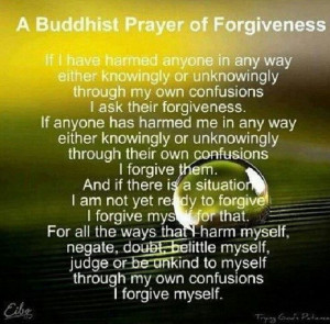 Not trying to push Buddhism unless you like it! I thought the quote ...