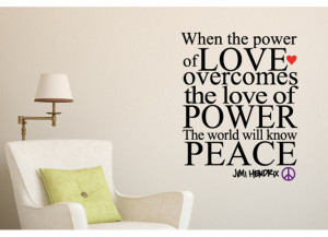 the power of love wall quote $ 40 00 $ 60 00 the quote when the power ...