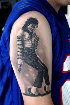 Michael Jackson Tattoo by TrueArtist's Robert Litcan More
