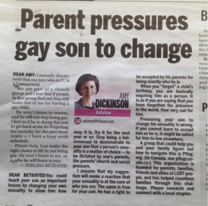 upworthy.com Here's some salient advice for parents of a gay teen: If ...