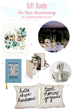 Gift Guide: Anniversary Gift Ideas