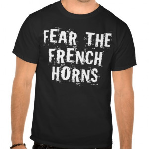 Mens Funny French Horn T-shirt