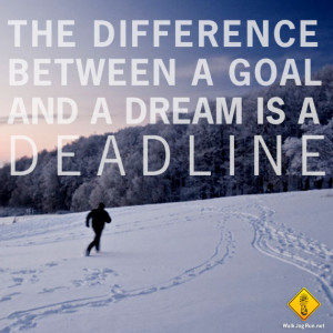 Pick a race, set a goal, and go for it. The difference between a goal ...