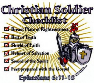 Put on the whole armour of God, that ye may be able to stand against ...