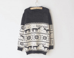 gif sweater hipster christmas sweater