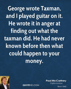 Paul McCartney Money Quotes