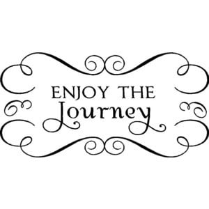 Wall Quotes Enjoy Journey Vinyl Wall Quote