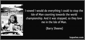More Barry Sheene Quotes