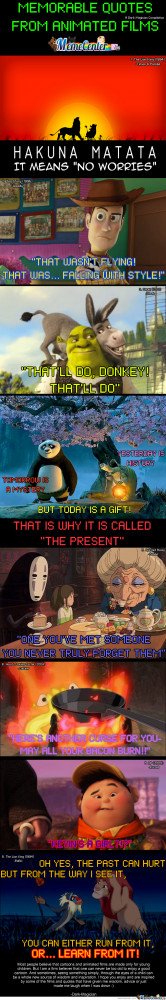 Memorable Quotes From Animated Films (Long Post)