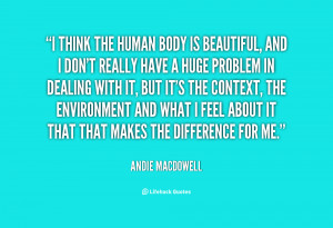 Beautiful Human Body Quotes