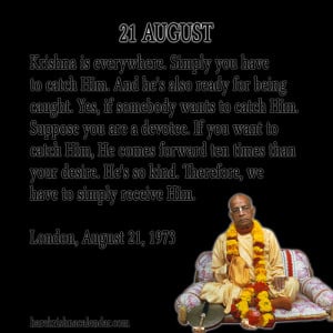 Srila Prabhupada Quotes For Month August21
