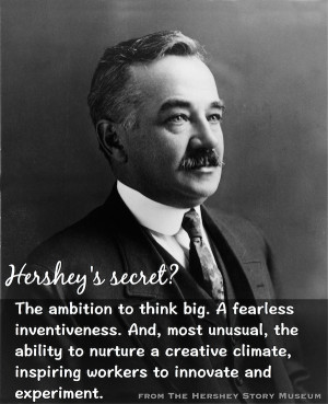 What is Milton Hershey's secret? Think big and cultivate creativity in ...