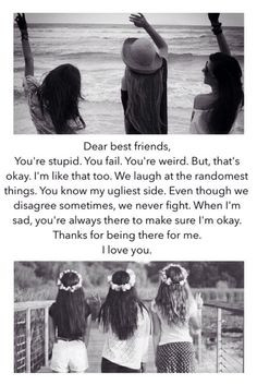 dear best friends more dear best friends friends your friends i things ...