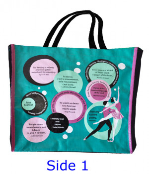NEW! Reusable Ballet Shopping Bag with Ballet Quotes