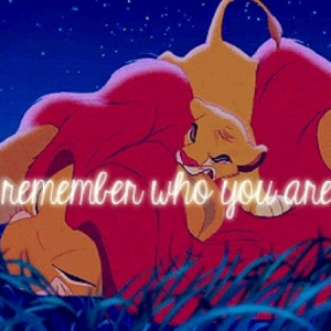 Remember Who You Are Simba In Lion King Quote Gif