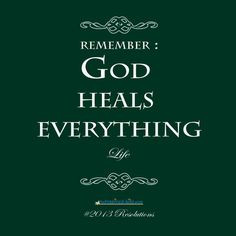 God heals everything. www.theinspired-l... More