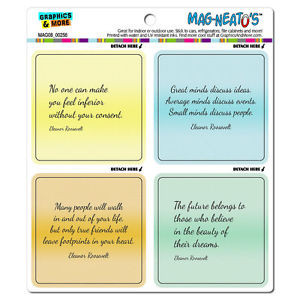 ... Roosevelt Inspirational Quotes - MAG-NEATO'S™ Car Vinyl Magnet Set