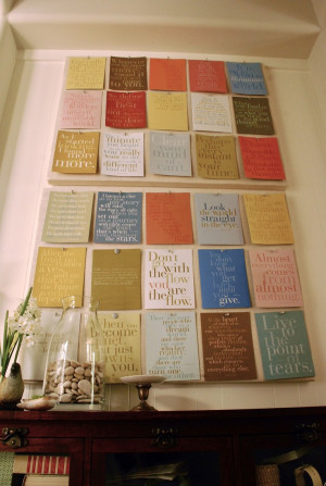 cool way to display favorite quotes
