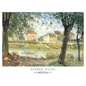 ... Village de Bords de Seine Poster Print by Alfred Sisley (21 x 16