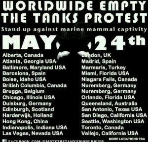 Stand up against marine mammal captivity. Empty the tanks protest May ...