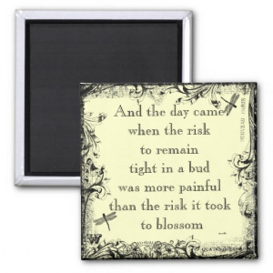 Anais Nin Risk Quote Magnet