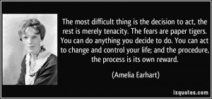 ... can act to change and control your life; and the procedure, the