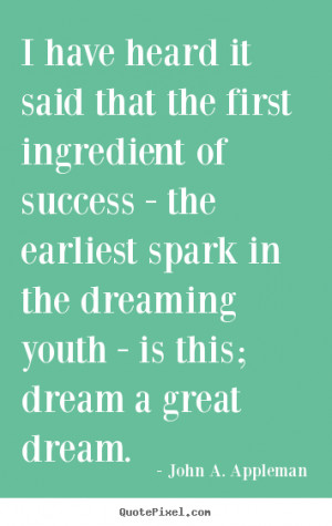 The First Ingredient