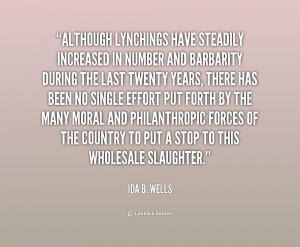 Ida B Wells Lynching Quotes