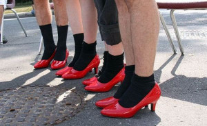 Walk a Mile in Her Shoes takes place on March 25. blog.lib.umn.edu